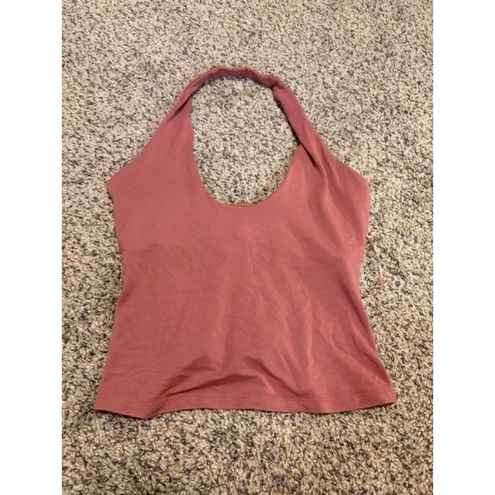 SKIMS Smooth Layers Halter Top Peony